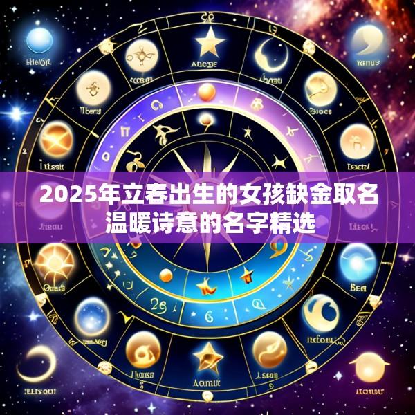 2025年立春出生的女孩缺金取名 温暖诗意的名字精选