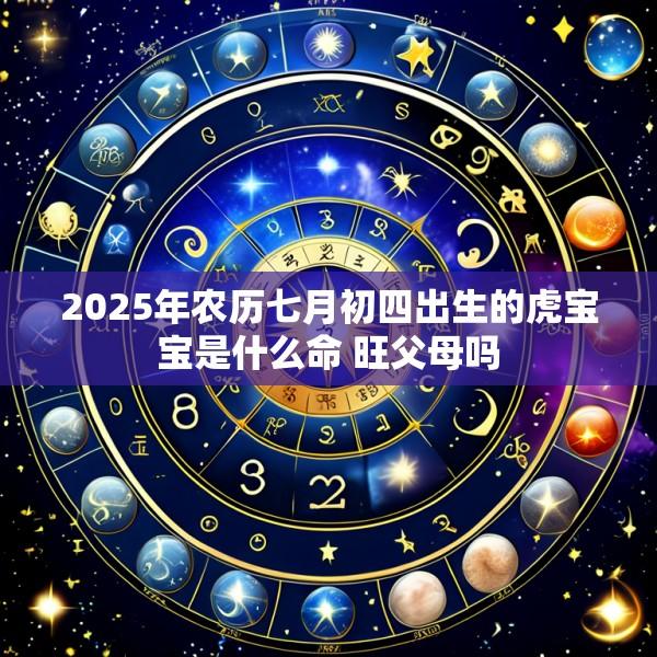 2025年农历七月初四出生的虎宝宝是什么命 旺父母吗