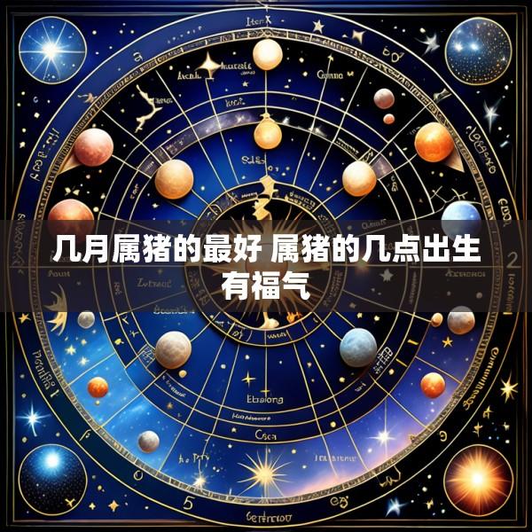 几月属猪的最好 属猪的几点出生有福气