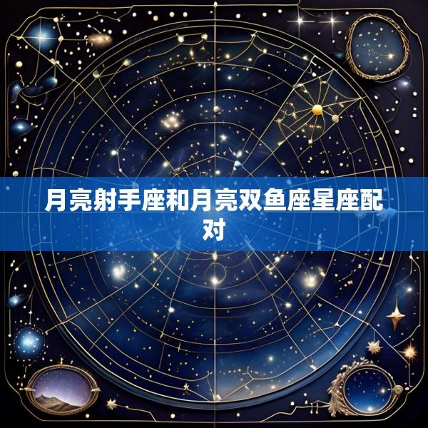 月亮射手座和月亮双鱼座星座配对