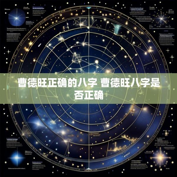 曹德旺正确的八字 曹德旺八字是否正确