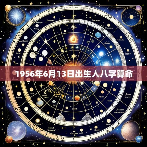 1956年6月13日出生人八字算命