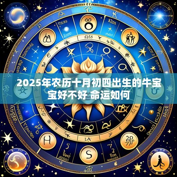 2025年农历十月初四出生的牛宝宝好不好 命运如何