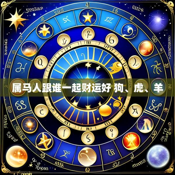 属马人跟谁一起财运好 狗、虎、羊