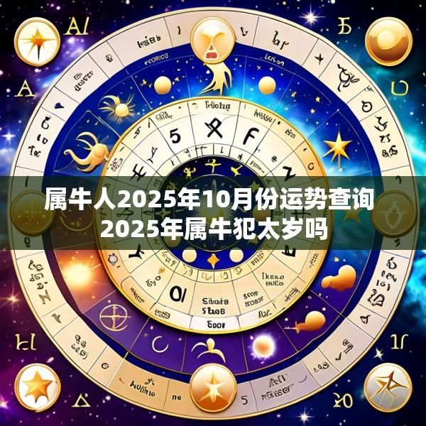 属牛人2025年10月份运势查询 2025年属牛犯太岁吗