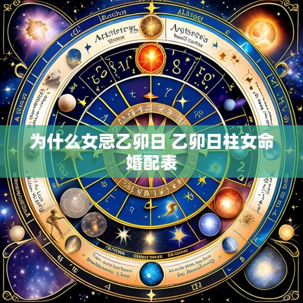为什么女忌乙卯日 乙卯日柱女命婚配表