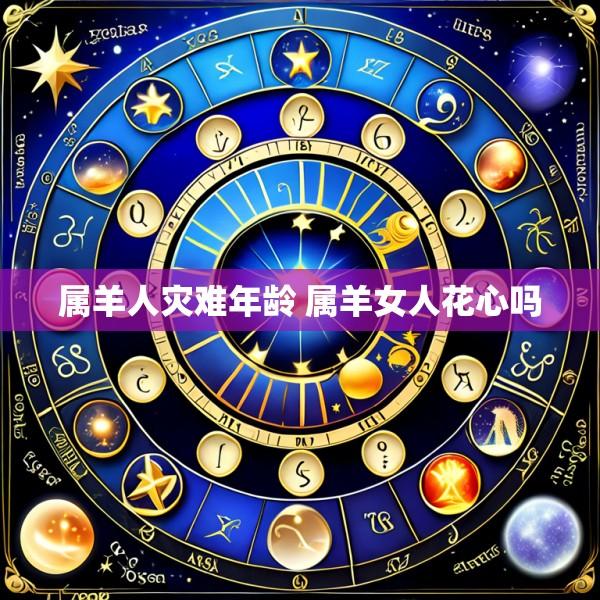 属羊人灾难年龄 属羊女人花心吗