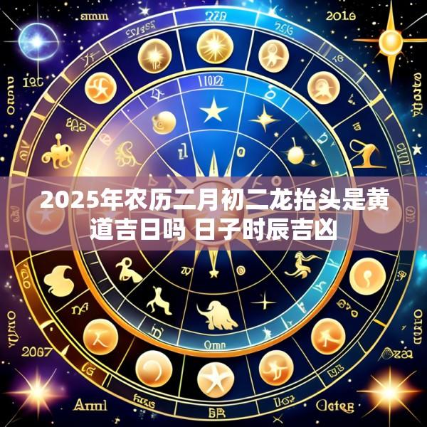 2025年农历二月初二龙抬头是黄道吉日吗 日子时辰吉凶
