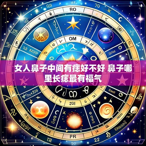 女人鼻子中间有痣好不好 鼻子哪里长痣最有福气