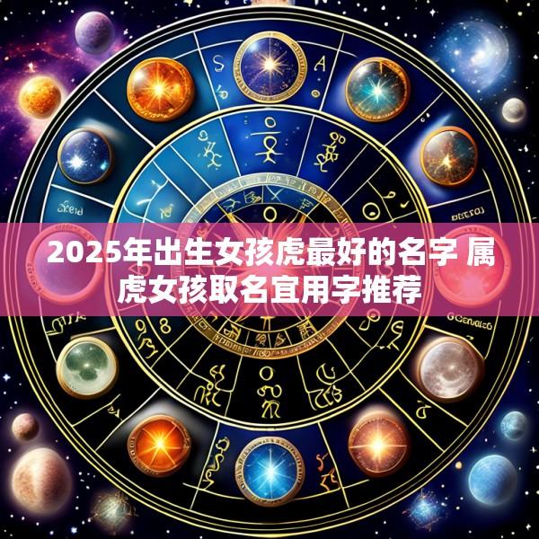 2025年出生女孩虎最好的名字 属虎女孩取名宜用字推荐