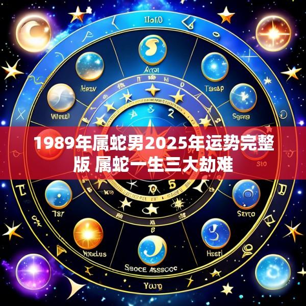 1989年属蛇男2025年运势完整版 属蛇一生三大劫难