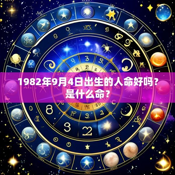 1982年9月4日出生的人命好吗？是什么命？