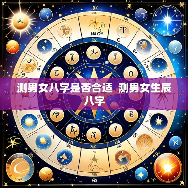 测男女八字是否合适  测男女生辰八字
