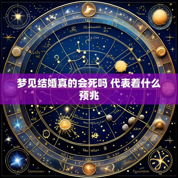 梦见结婚真的会死吗 代表着什么预兆
