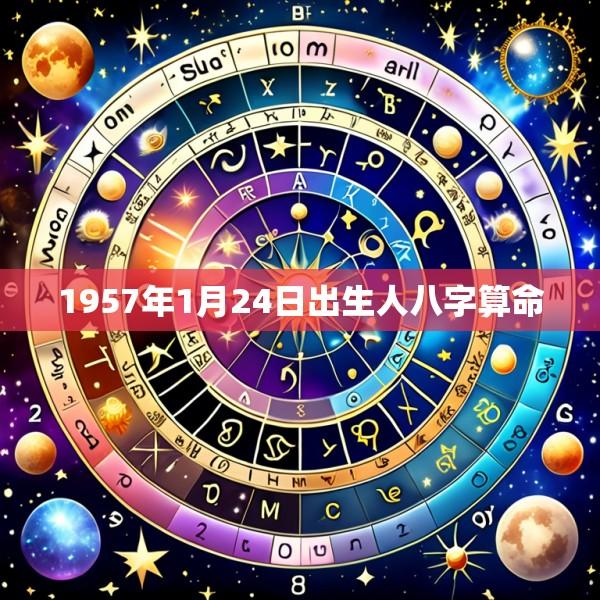 1957年1月24日出生人八字算命