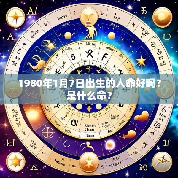 1980年1月7日出生的人命好吗？是什么命？