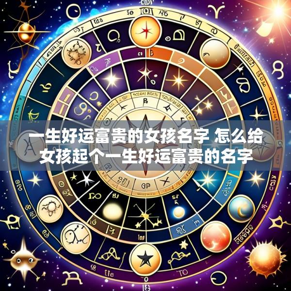 一生好运富贵的女孩名字 怎么给女孩起个一生好运富贵的名字