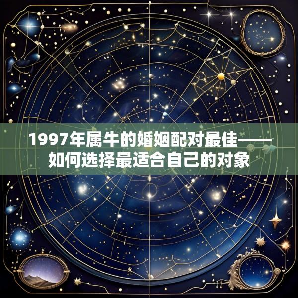 1997年属牛的婚姻配对最佳——如何选择最适合自己的对象