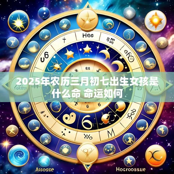2025年农历三月初七出生女孩是什么命 命运如何