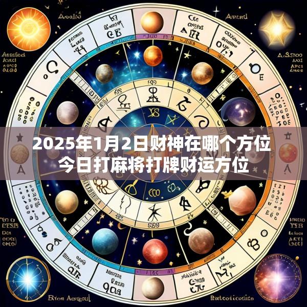 2025年1月2日财神在哪个方位 今日打麻将打牌财运方位