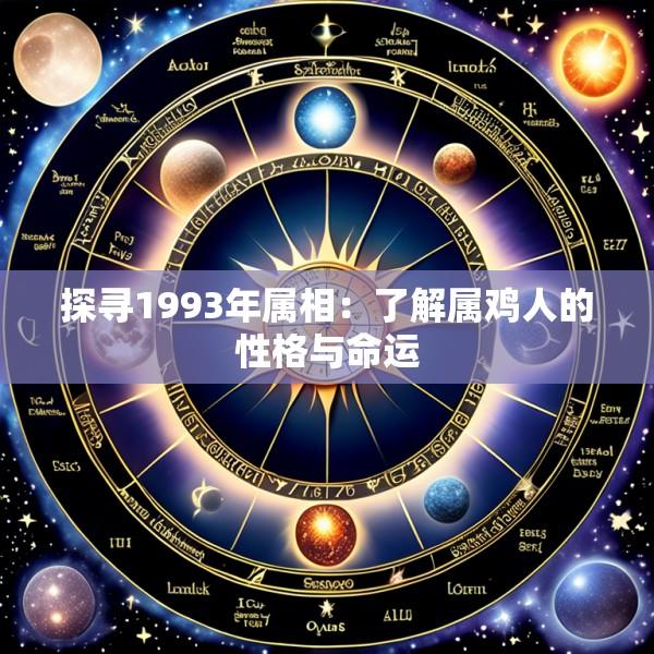 探寻1993年属相：了解属鸡人的性格与命运