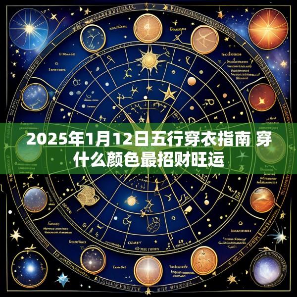 2025年1月12日五行穿衣指南 穿什么颜色最招财旺运
