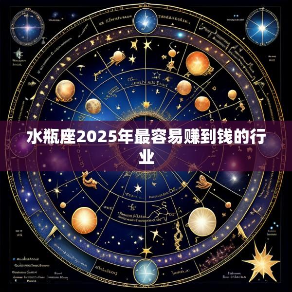 水瓶座2025年最容易赚到钱的行业