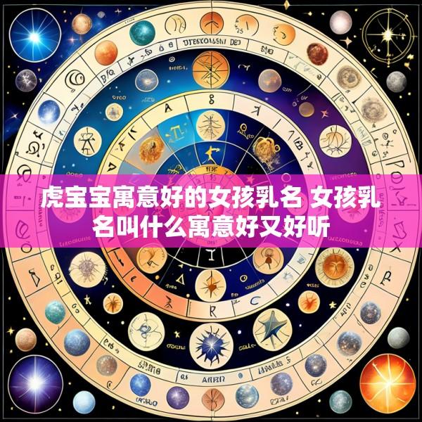 虎宝宝寓意好的女孩乳名 女孩乳名叫什么寓意好又好听