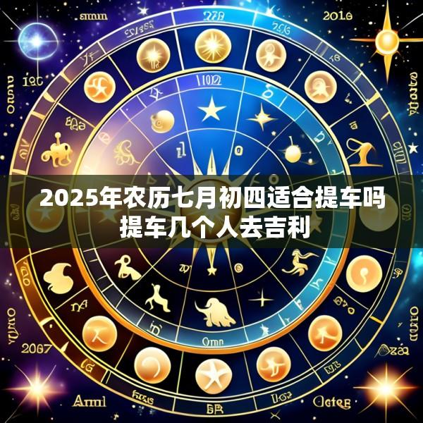 2025年农历七月初四适合提车吗 提车几个人去吉利