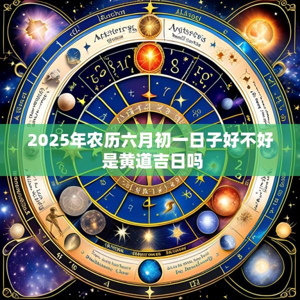 2025年农历六月初一日子好不好 是黄道吉日吗
