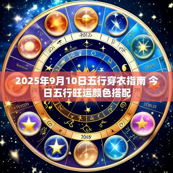 2025年9月10日五行穿衣指南 今日五行旺运颜色搭配