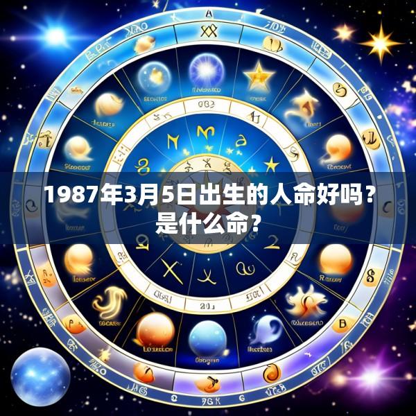 1987年3月5日出生的人命好吗？是什么命？