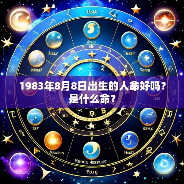 1983年8月8日出生的人命好吗？是什么命？