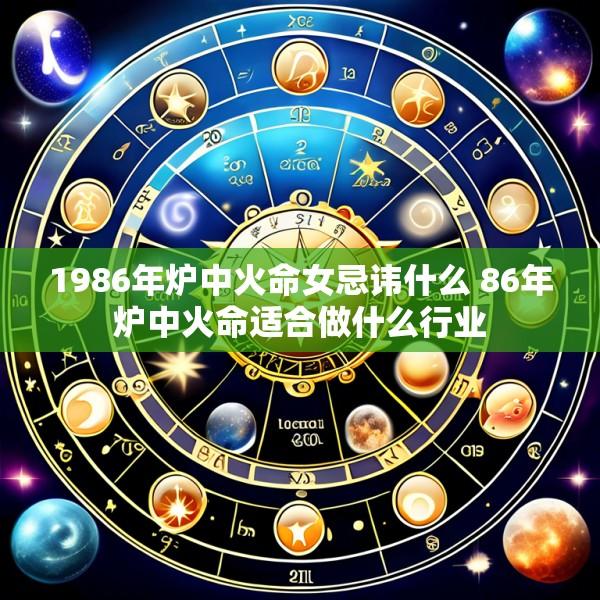 1986年炉中火命女忌讳什么 86年炉中火命适合做什么行业