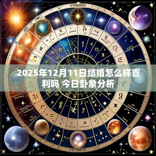 2025年12月11日结婚怎么样吉利吗 今日卦象分析