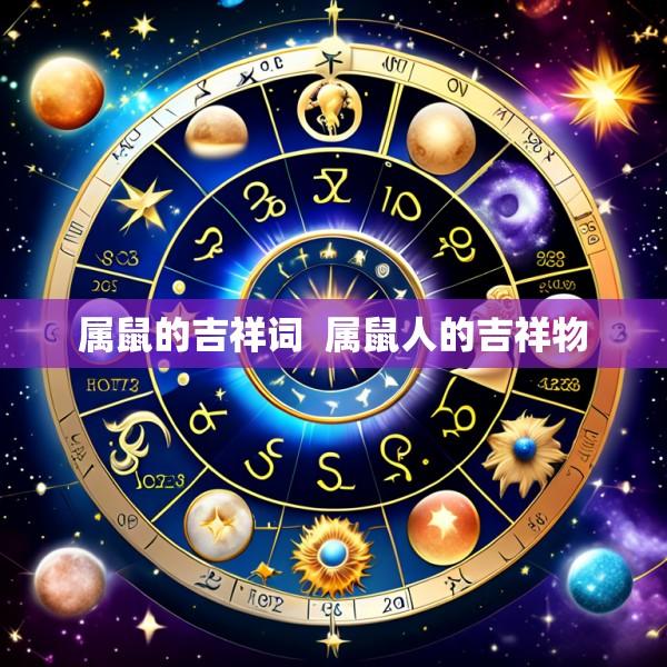 属鼠的吉祥词  属鼠人的吉祥物