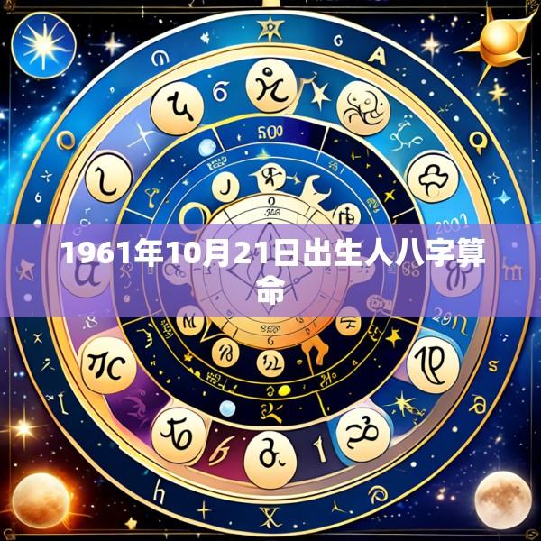 1961年10月21日出生人八字算命