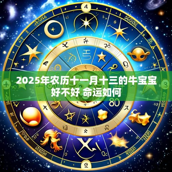 2025年农历十一月十三的牛宝宝好不好 命运如何