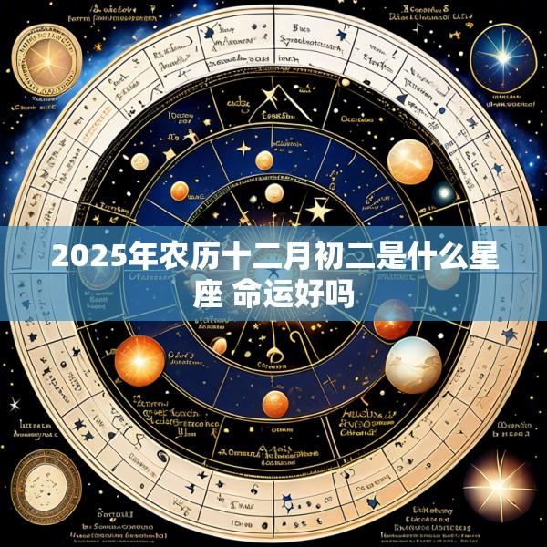 2025年农历十二月初二是什么星座 命运好吗