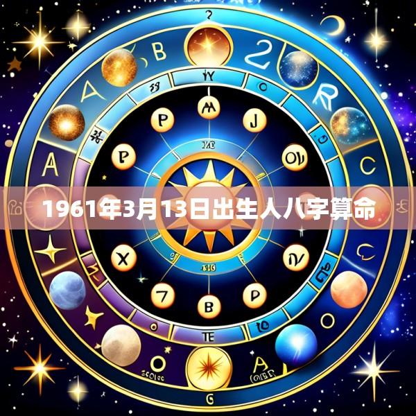1961年3月13日出生人八字算命