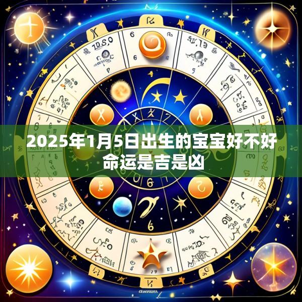 2025年1月5日出生的宝宝好不好 命运是吉是凶