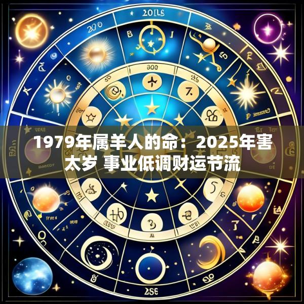 1979年属羊人的命：2025年害太岁 事业低调财运节流