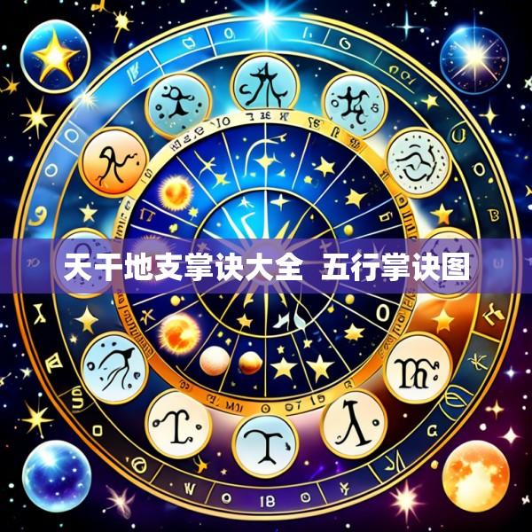 天干地支掌诀大全  五行掌诀图