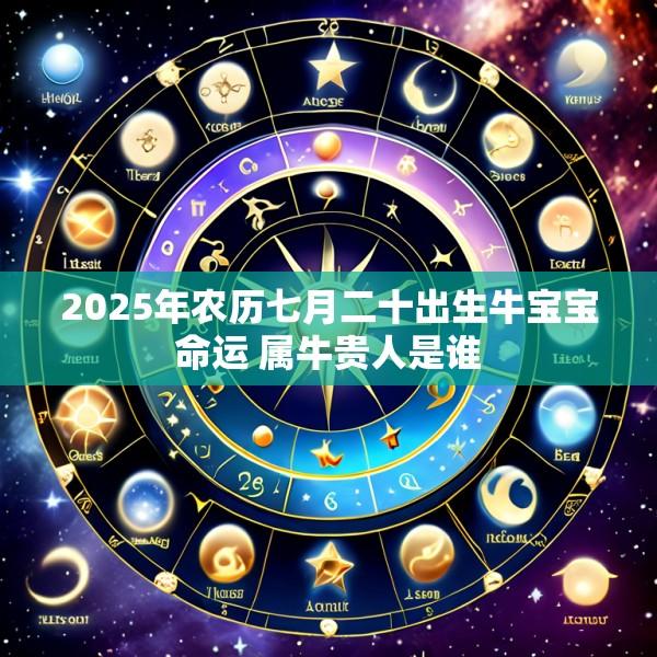 2025年农历七月二十出生牛宝宝命运 属牛贵人是谁