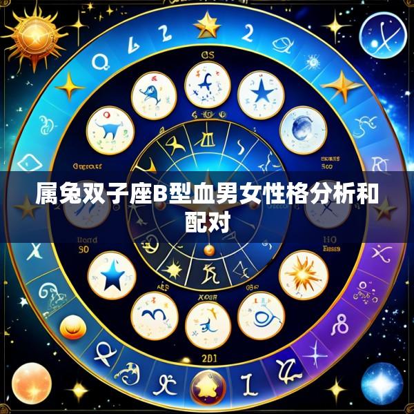 属兔双子座B型血男女性格分析和配对