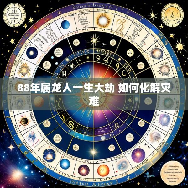 88年属龙人一生大劫 如何化解灾难