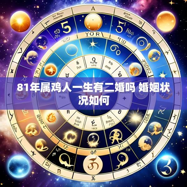81年属鸡人一生有二婚吗 婚姻状况如何