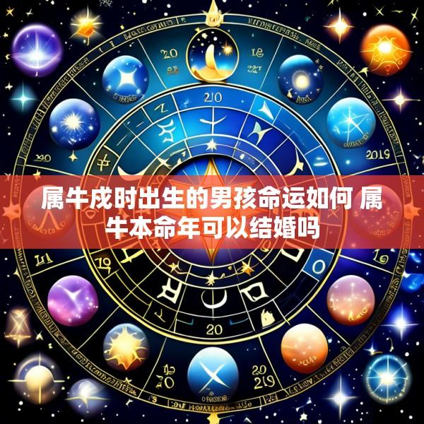 属牛戍时出生的男孩命运如何 属牛本命年可以结婚吗