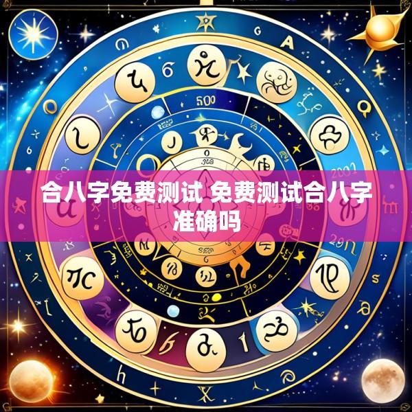 合八字免费测试 免费测试合八字准确吗