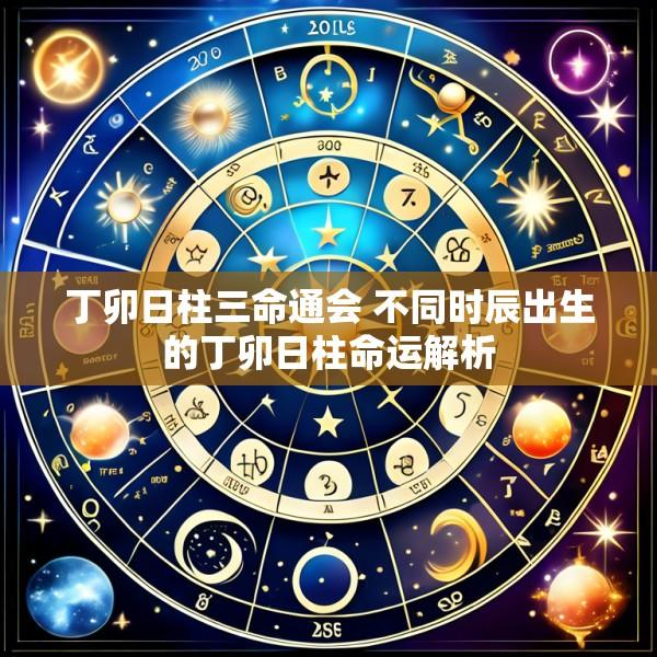 丁卯日柱三命通会 不同时辰出生的丁卯日柱命运解析